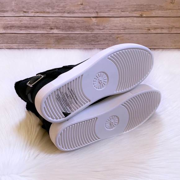 UGG Aika Black Suede Platform Sneaker Boot - Picture 8 of 8